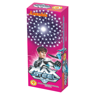 4" Max Steel (silver zone) (2pcs)