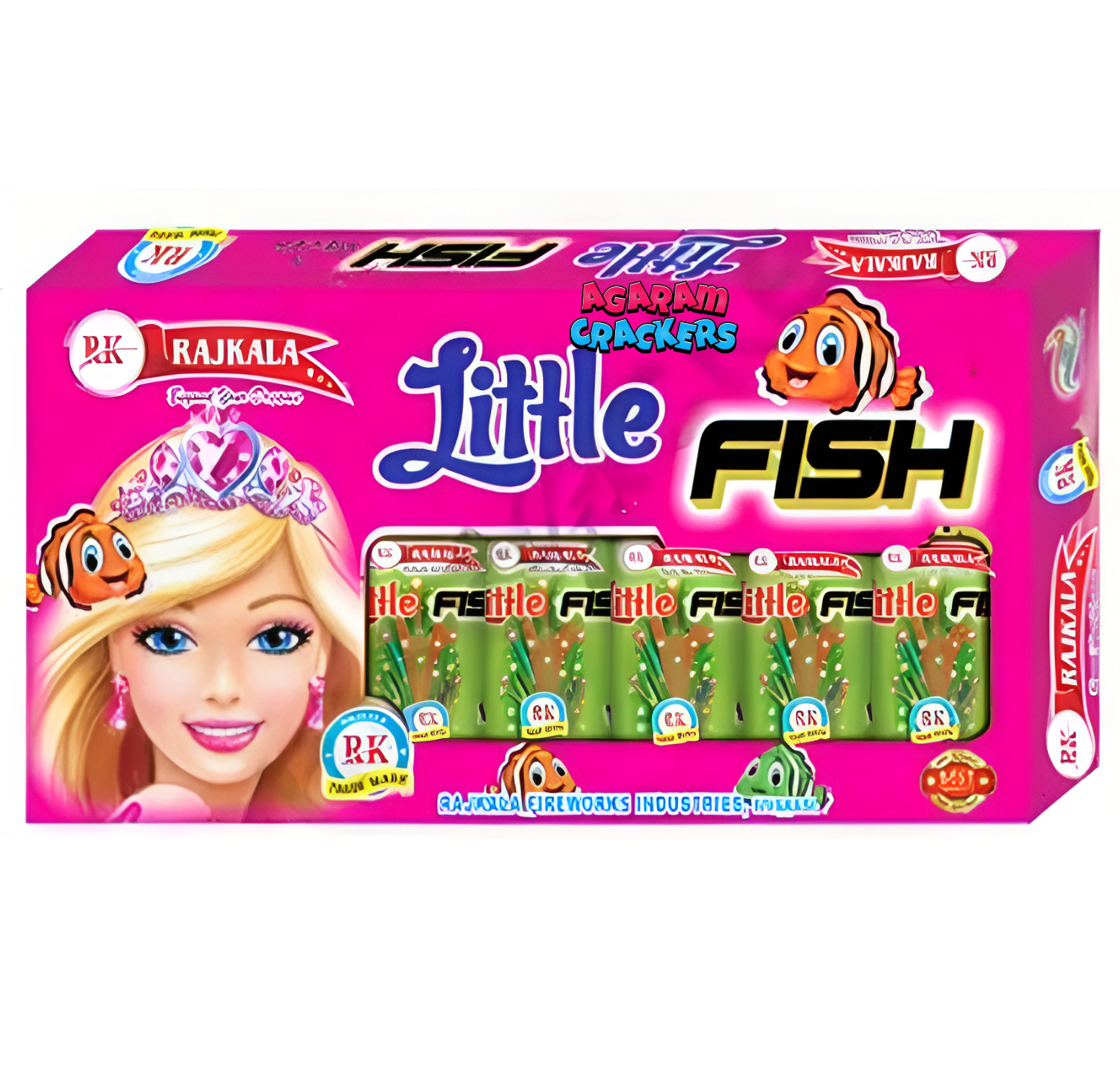 Little Fish (red & green crackling)(5 Pcs)