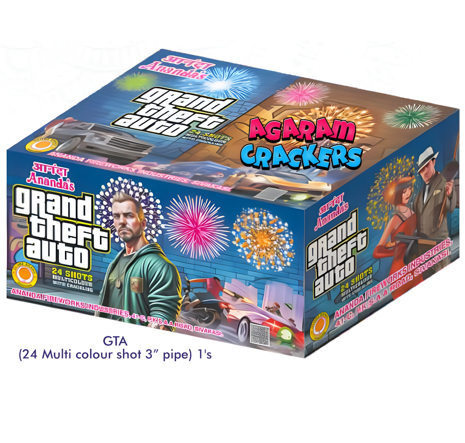 GTA (3.5" Fancy 24 multicolor shots)