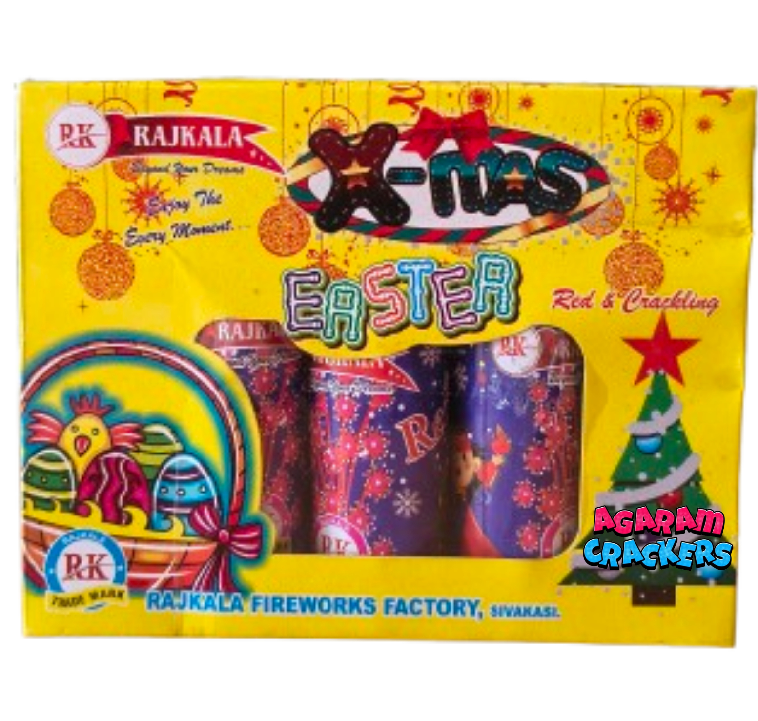 Easter (red crackling)(3 Pcs)