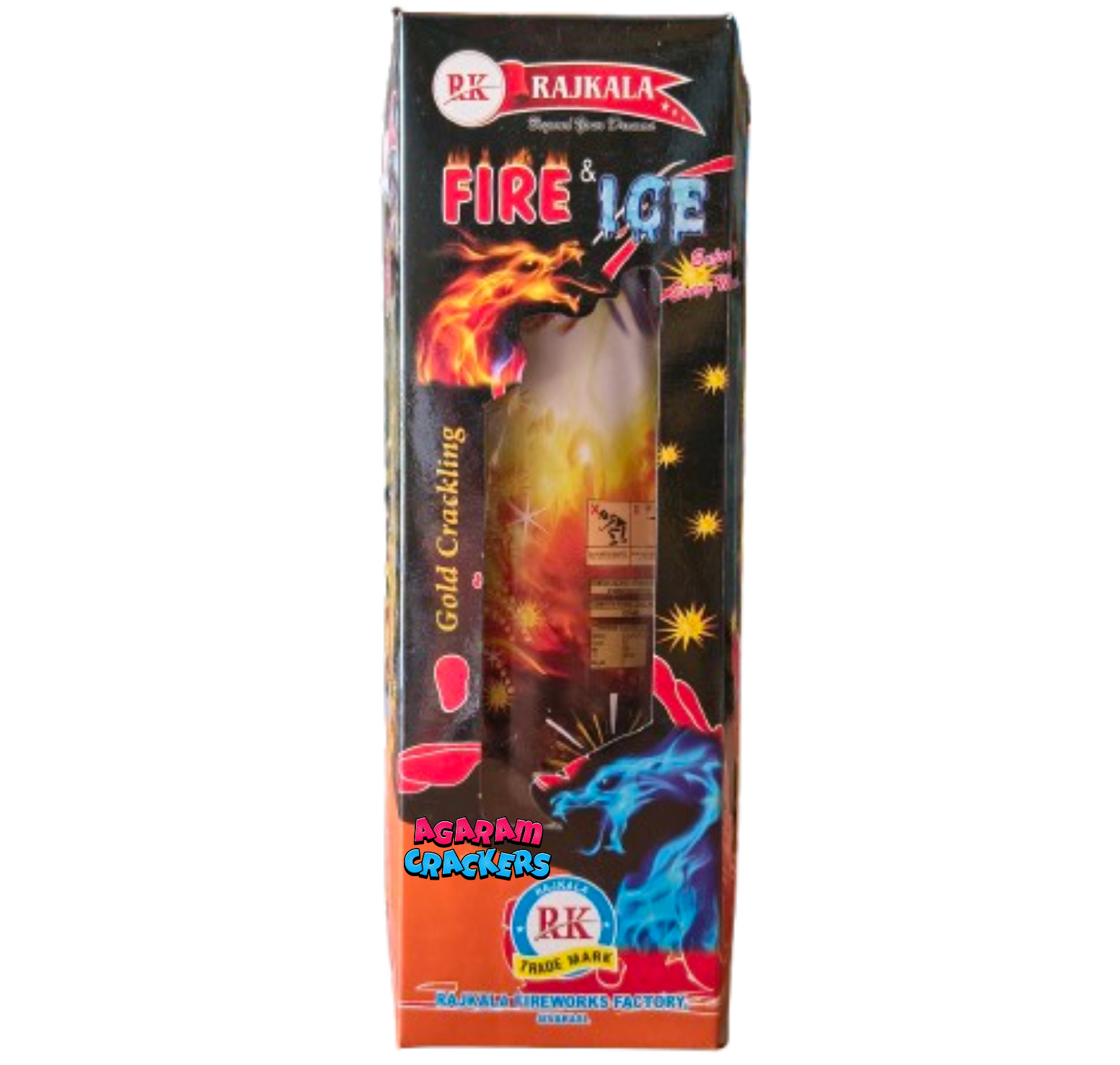 Fire & Ice (gold crackling)