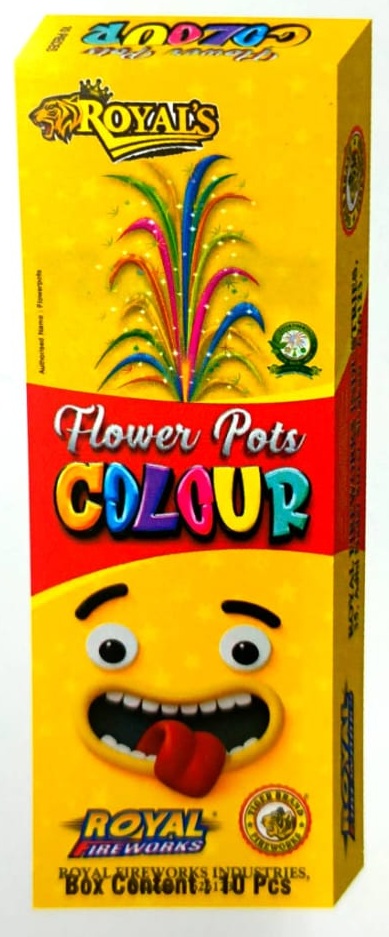 Flower Pots Colors (10pcs)