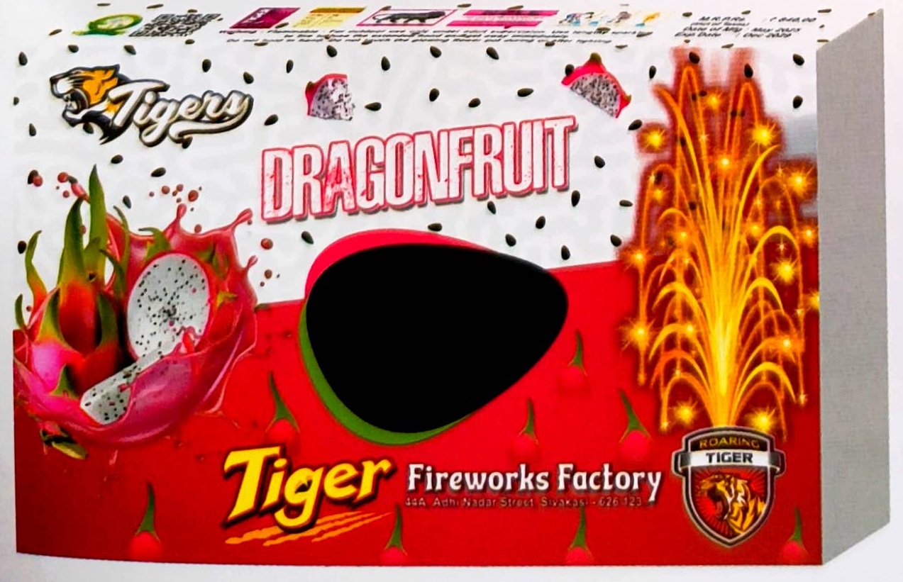 Dragon Fruit (white crackling)(5 Pcs)