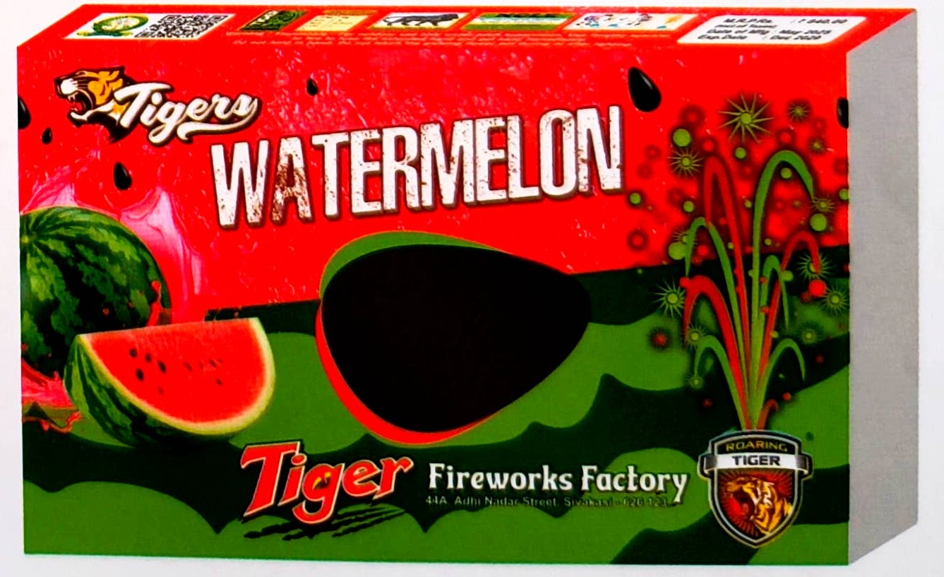 Watermelon (red & green)(5pcs)