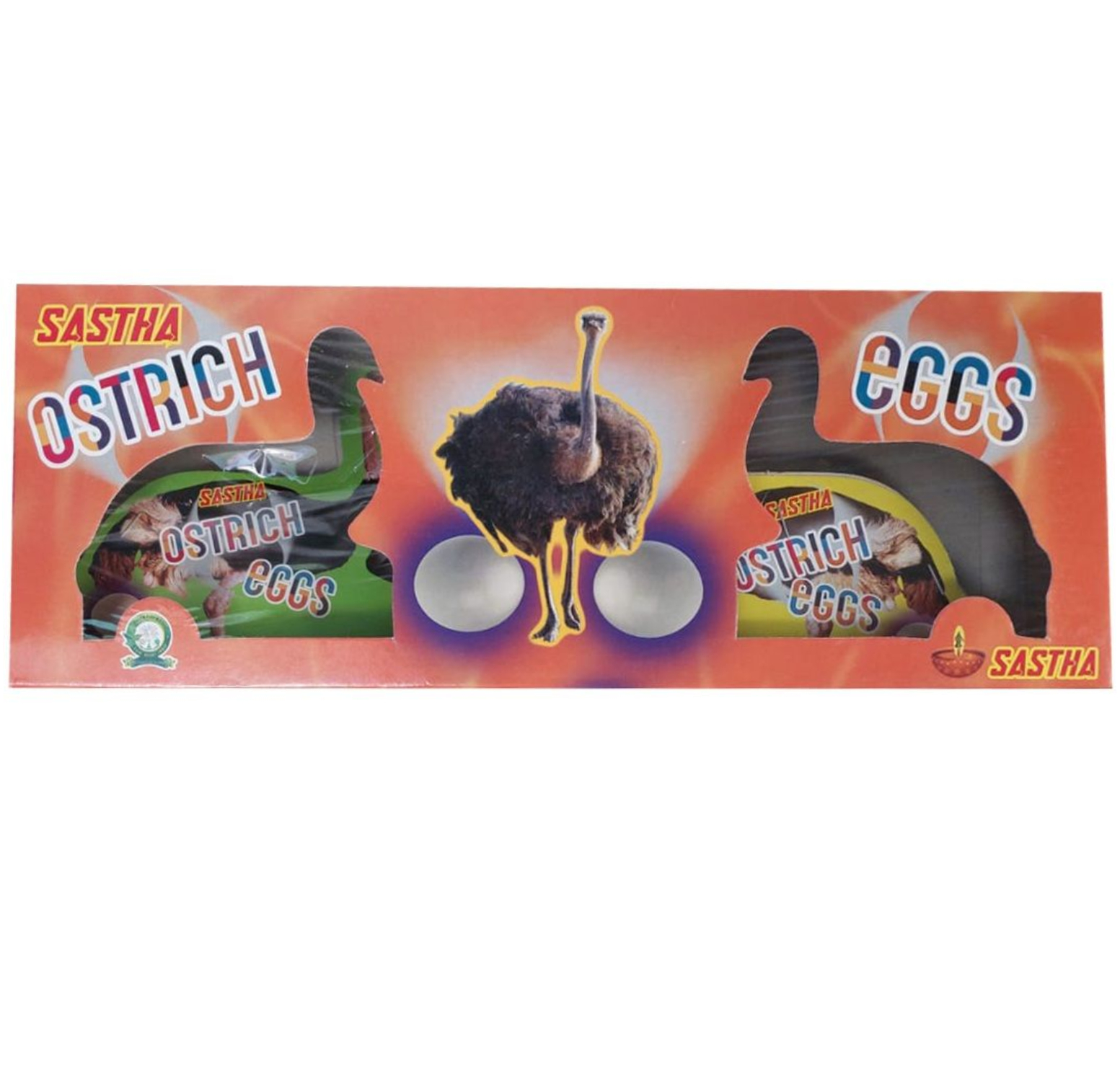 Ostrich Egg (fountain & egg toy)(2pcs)
