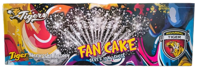Fan Cake Silver (10 X 1)